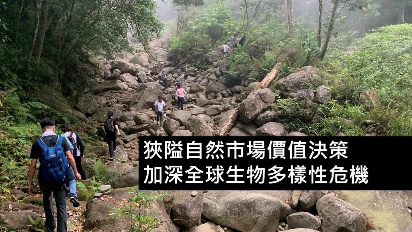 狹隘自然市場價值決策加深全球生物多樣性危機